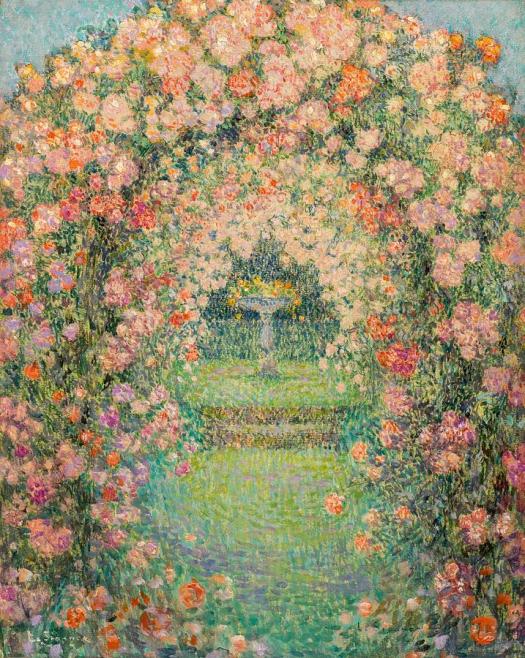 henri-le-sidaner-1862-1939-the-rose-garden-gerberoy-adam-asar